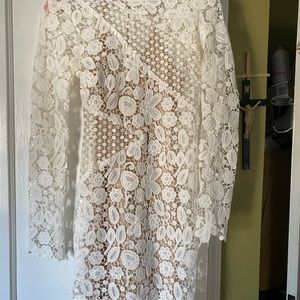 White Lace Dress Small